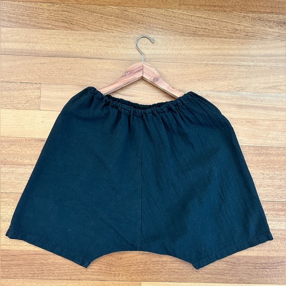 UZI NYC Drop Crotch Shorts - size MEDIUM, Black - Picture 9 of 10